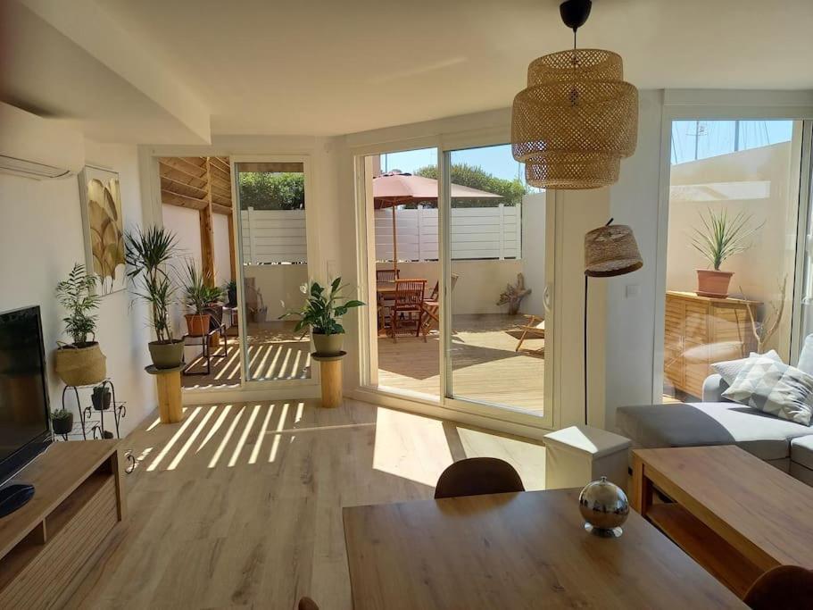 Appartement 100 M2 Terrasse Piscine 그륏상 외부 사진